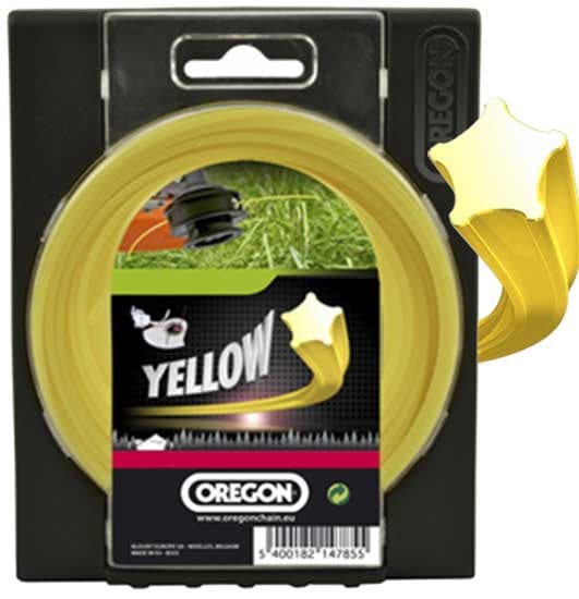 Oregon Yellow starline Najlon za trimer 3mm 15m 023937