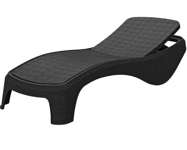 Ležaljka Keter Atlantic sa podesivim naslonom Grafit