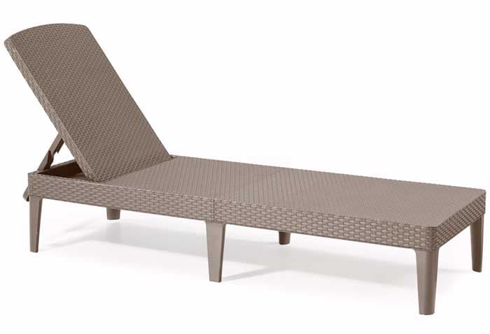 Ležaljka Keter Jaipur sa podesivim naslonom Cappuccino