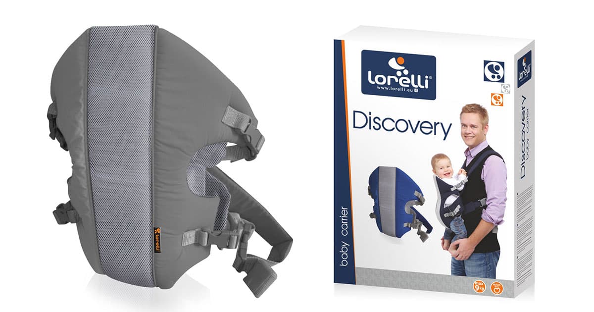 Lorelli Kengur nosiljka za bebe DISCOVERY Grey