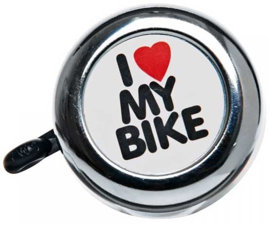 Zvonce za bicikl I Love My Bike Hromirano 190706