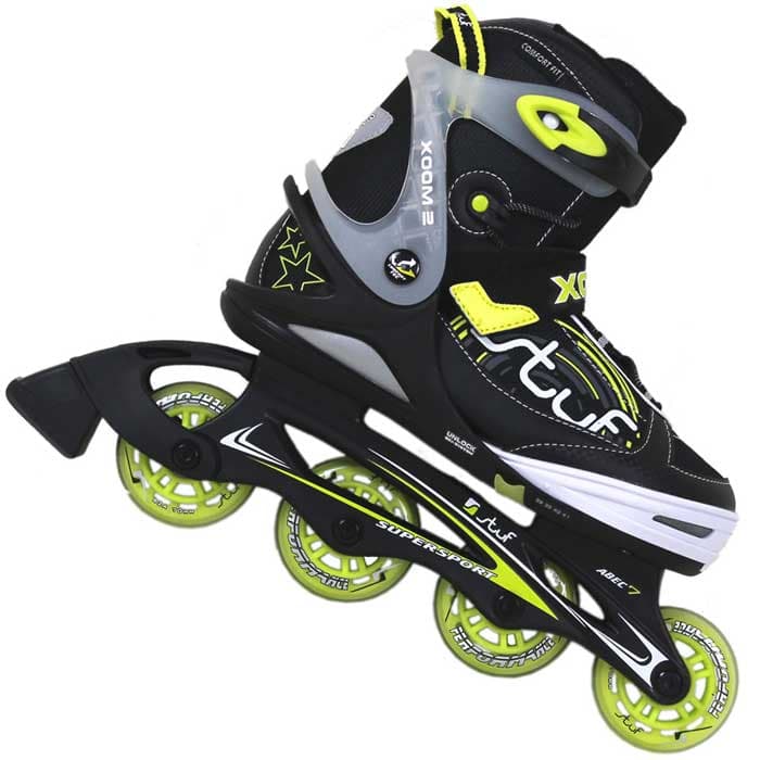Stuf Podesivi dečiji roleri 38-41 Xoom 2 Lime 128512-38/41