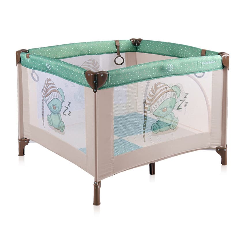 Ogradica za bebu Lorelli Playstation Beige And Green Sleeping Bear