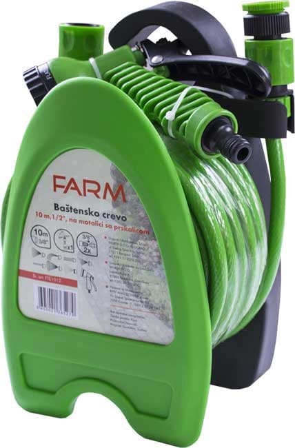 Baštensko crevo sa prskalicom na motalici 10m 1/2 FTE1012