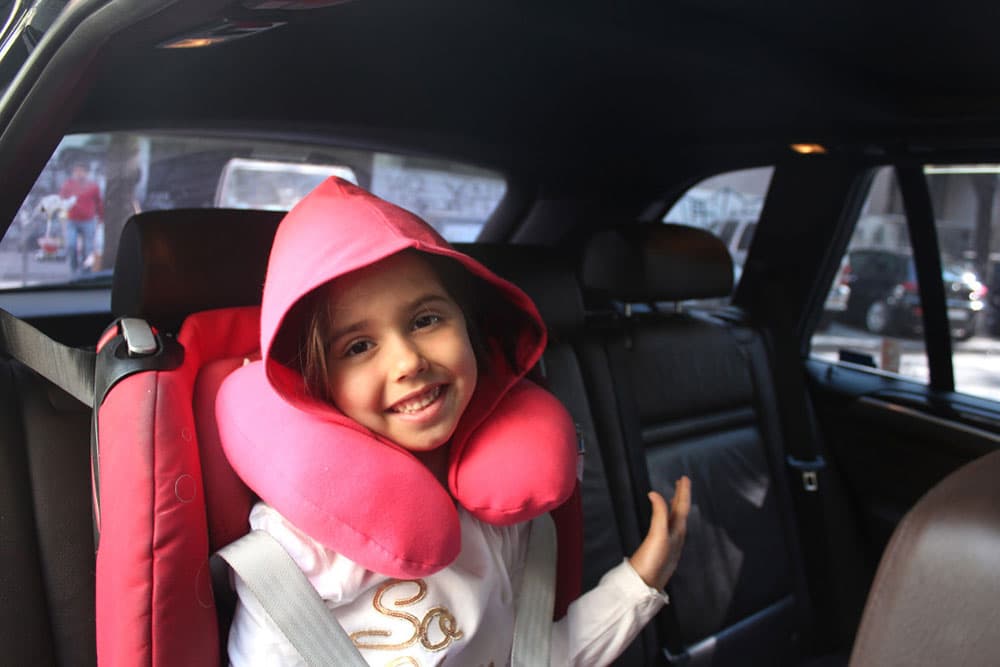 NunaNai jastuče za putovanje sa kapuljačom