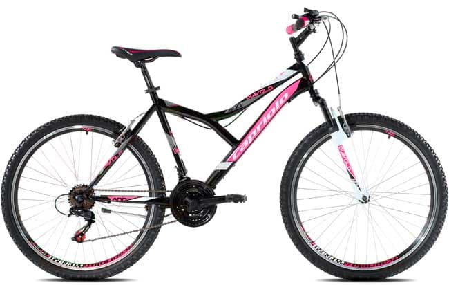 Ženski bicikl Capriolo Diavolo 600 26/18HT crno-pink 916313-17