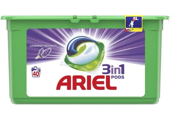 Ariel 3in1 Pods Lavander Kapsule praška za pranje veša 40kom.