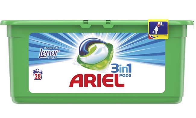 Ariel 3in1 Pods Touch of Lenor Kapsule praška za pranje veša 28kom.