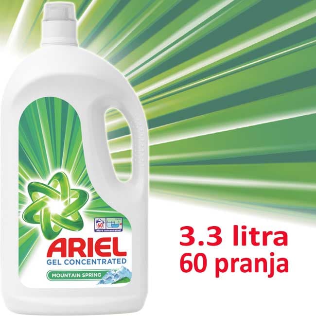 Ariel Liquid Mountain Spring Tečni prašak za veš 3.3L za 60 pranja