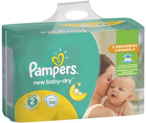 Pelene Pampers Active GP 2 Mini 3-6kg 100 kom.