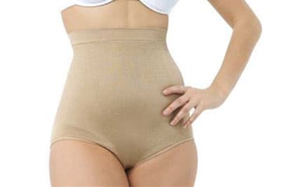 Belvia šorc-steznik za oblikovanje tela bež S