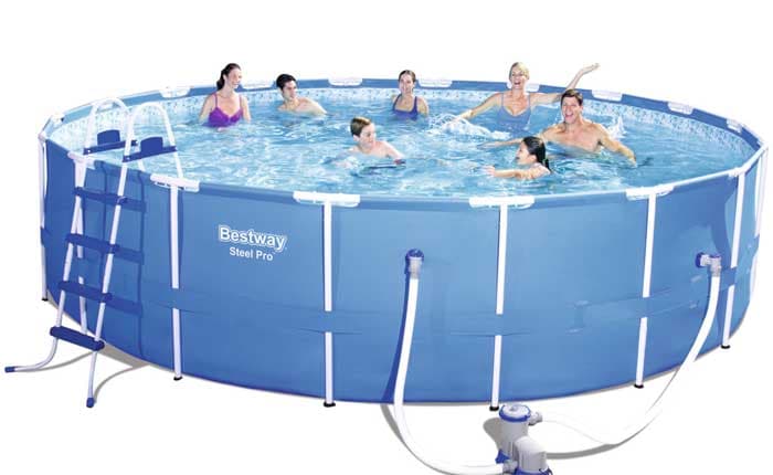 Bestway 56462 Bazen sa čeličnim ramom i kompletnom opremom 549x122