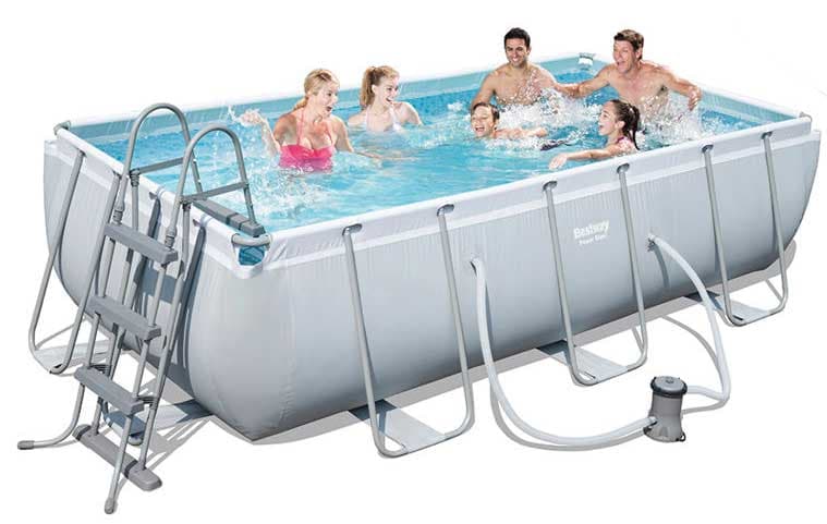 Bestway 56441 Pravougaoni bazen sa čeličnom konstrukcijom Komplet 404x201x100