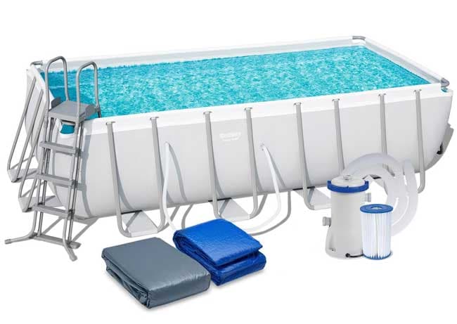 Bestway 56670 Pravougaoni bazen sa čeličnom konstrukcijom Komplet 488x244x122