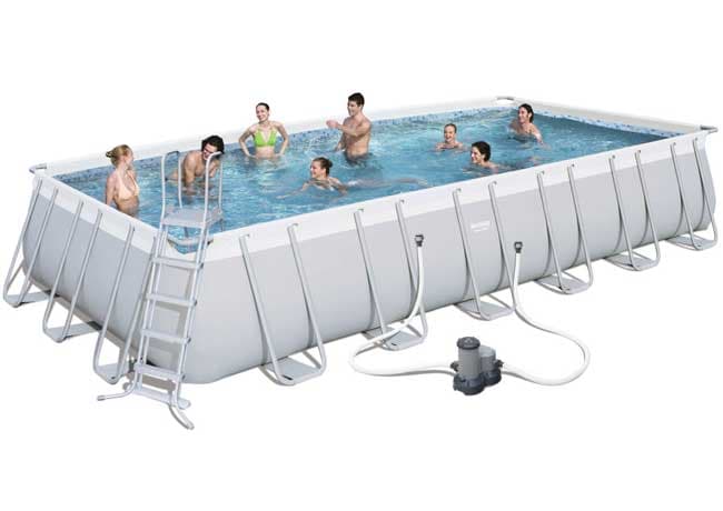 Bestway 56474 Pravougaoni bazen sa čeličnom konstrukcijom Komplet 732x366x132
