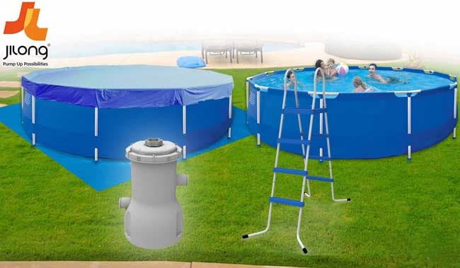 Jilong Bazen sa metalnom konstrukcijom 450x90 Komplet 10135EU