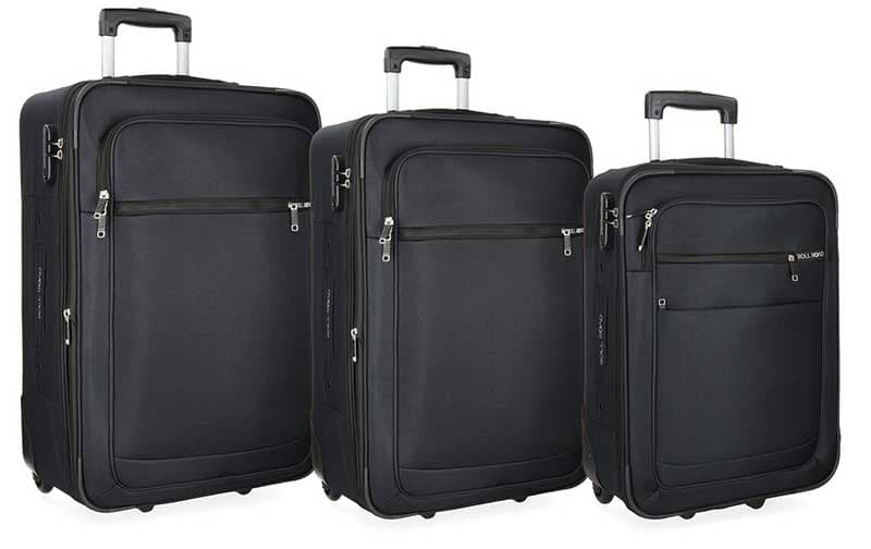 Roll Road Komplet kofera 55/65/75cm Time Black 55284
