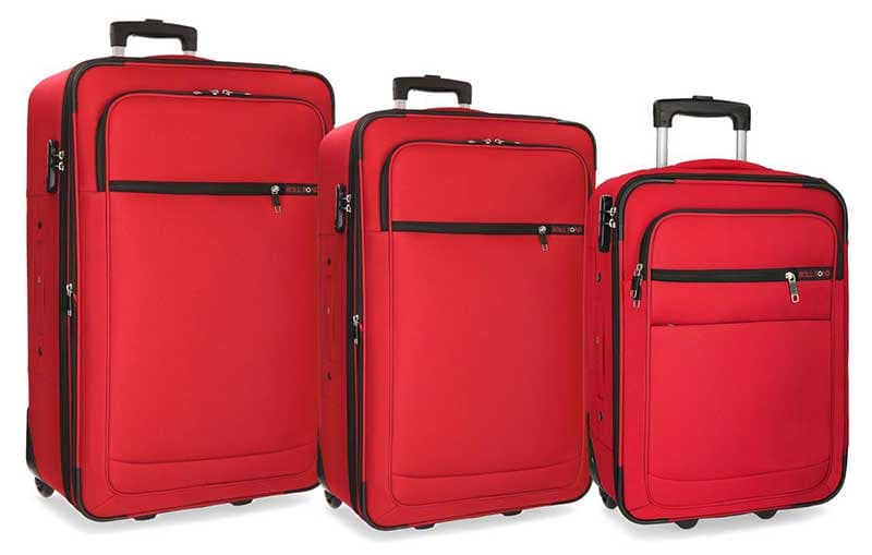 Roll Road Komplet kofera 55/65/75cm Time Red 55284