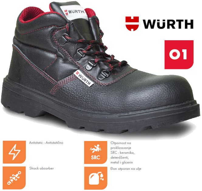 Wurth Radne cipele Tara O1 duboke vel. 41