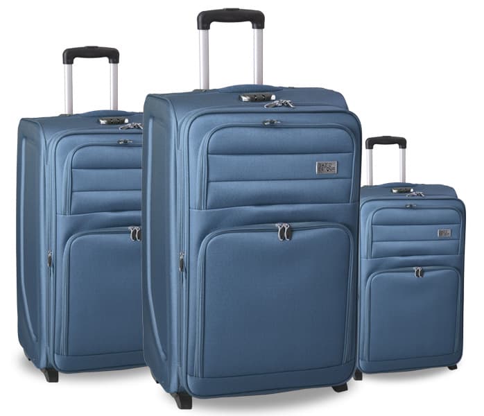 Komplet tri kofera Melbourne u plavoj boji