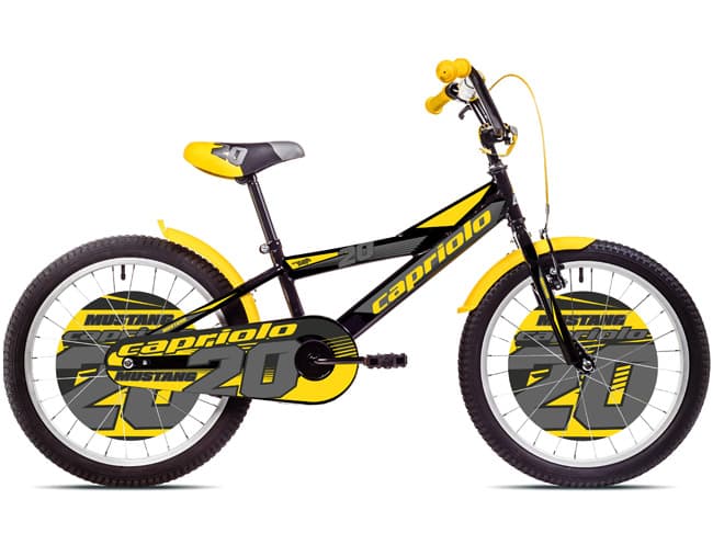 Dečiji bicikl Mustang 20 crno žuti 917120-20
