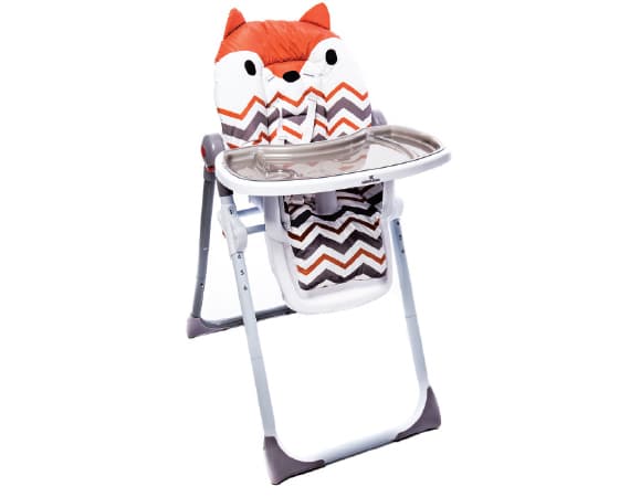 KIKKA BOO Stolica za hranjenje ZIG-ZAG Fox