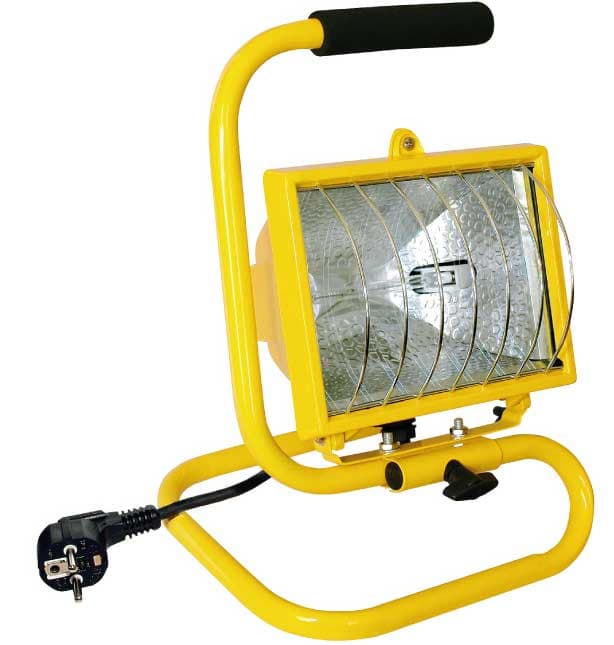 Prenosni halogeni reflektor za spoljnu upotrebu FLH500/YE