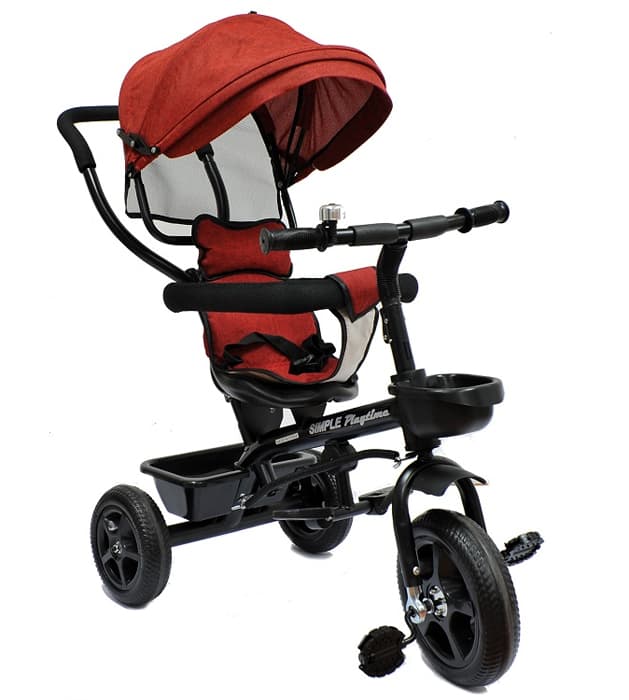 Tricikl Guralica Playtime 415 Dark Red