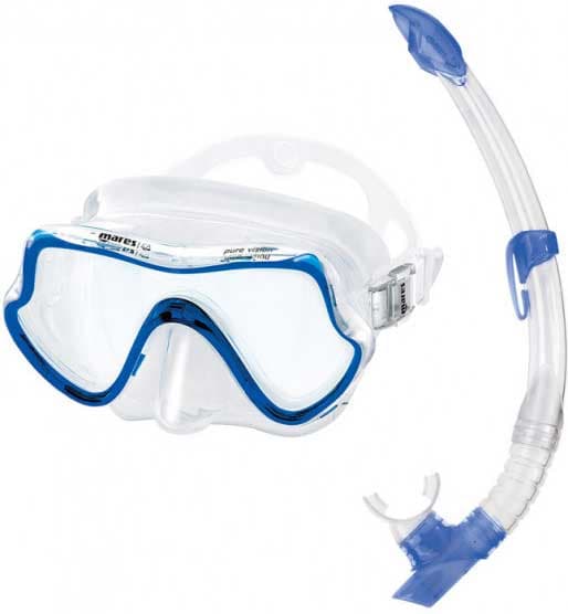 Mares Set za ronjenje Disaljka i maska Pure Vision 411736 Plava