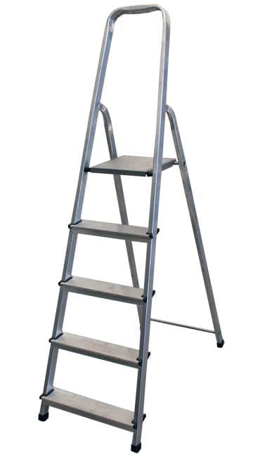 Aluminijumske stajaće merdevine sa 5 stepenika 200580