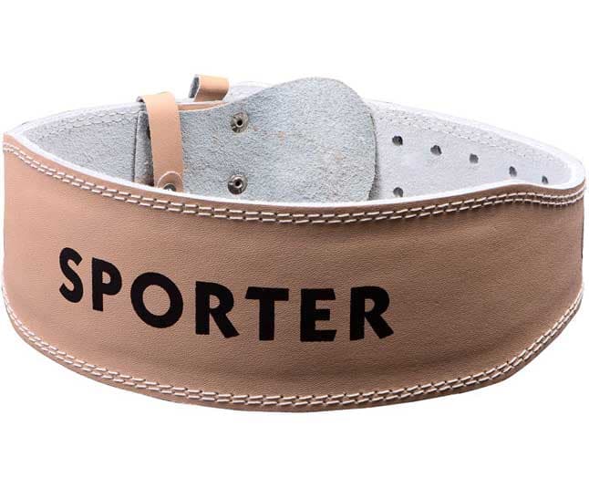 Sporter Kožni kaiš za body-building 1019-M