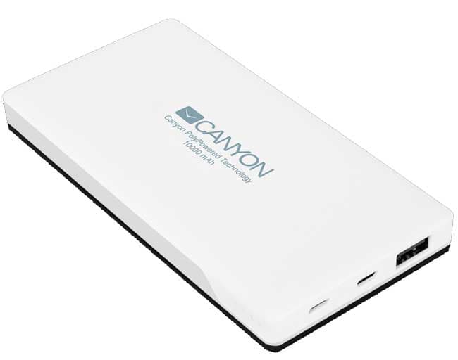 Canyon Powerbank Eksterna baterija + iPhone Lightning 10.000 mAh CNS-TPBP10W