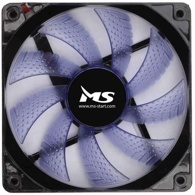 MS PC Cool 12cm Ventilator za kućište Blue LED