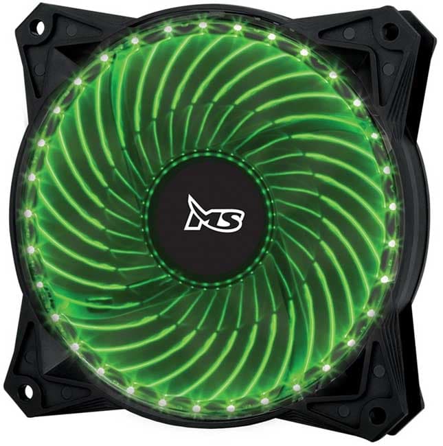MS PC Freeze 33 12cm Ventilator za kućište Green LED
