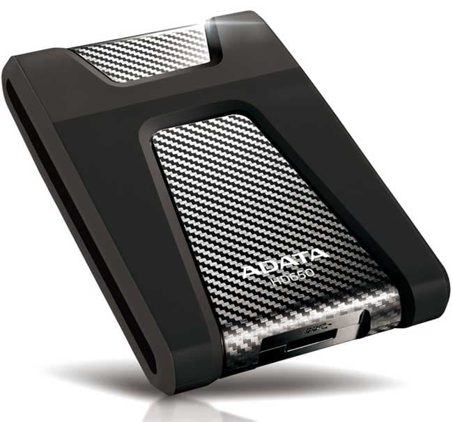 AData Eksterni hard disk 1TB AHD650-1TU3-CBK