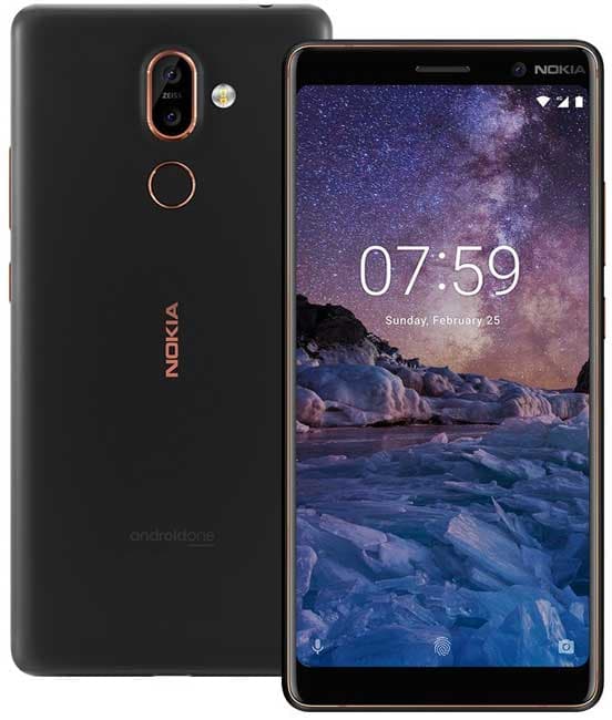 Mobilni telefon Nokia 7 Plus DS Black Copper Dual Sim 11B2NB01A05