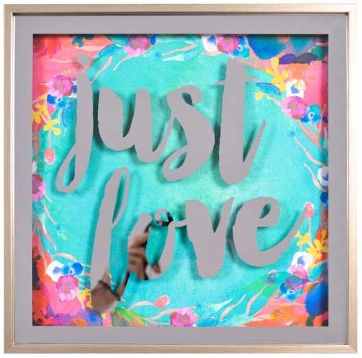 Slika sa porukom Just Love