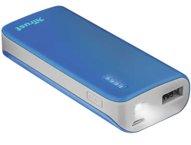 Trust Primo PowerBank 4400mAh Eksterna baterija Plava