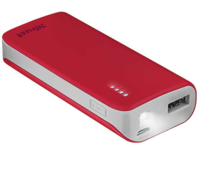 Trust Primo PowerBank 4400mAh Eksterna baterija Crvena