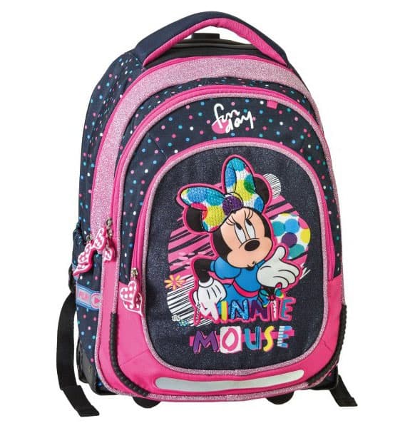 Školski ranac sa točkićima Play Trolley Minnie Mouse Fabulous
