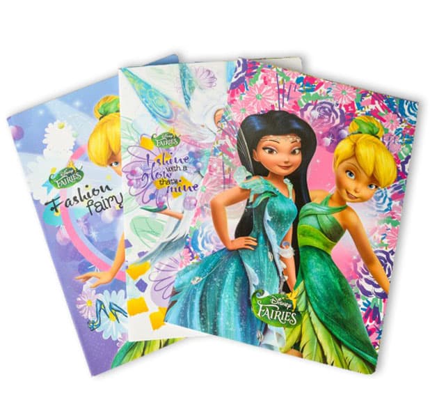 Male sveske u kvadratiće 10 komada - Disney Fairies