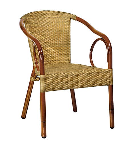 Baštenska stolica - Royal 7 brown bamboo natural