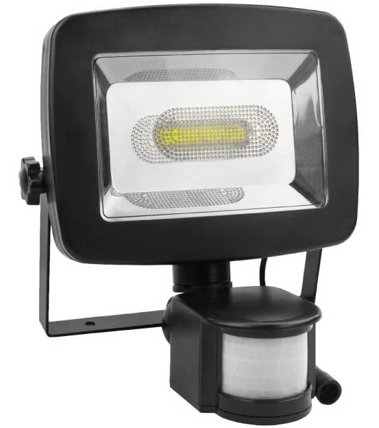 Solarni LED reflektor sa senzorom pokreta 5W LRFS-28C001-W/BK