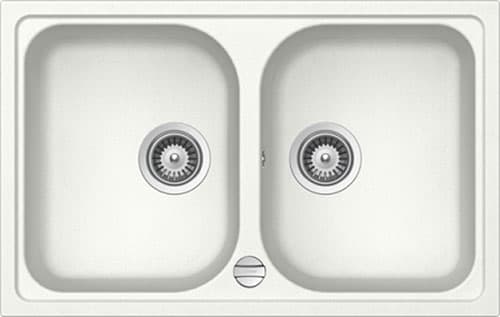 Granitna sudopera Lithos N-200S bela