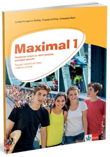 KLETT Nemački jezik 5, Maximal 1, radna sveska za peti razred