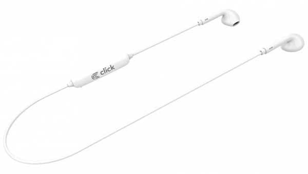 Click Bežične Bluetooth slušalice sa mikrofonom BE-W1 Bele