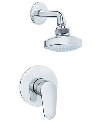 Rosan Baterija za tuš kadu sa uzidnim tušem bez izliva JA311001