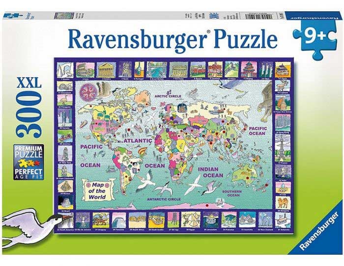 Puzle 300 delova - Pogled na svet - Ravensburger 13190