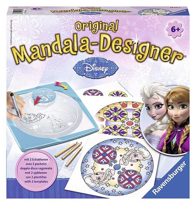 Mandala - bojanka sa šablonima Frozen - Ravensburger 29841