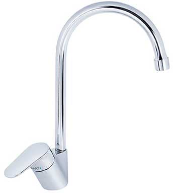 Rosan Jednoručna baterija za sudoperu sa pokretnim izlivom i tri cevi JA382003